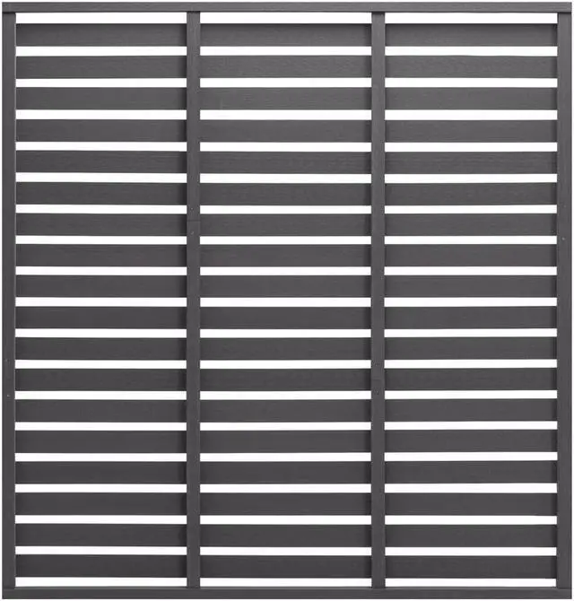 Main image of vidaXL Fence Panel WPC 70.9"x70.9" Gray