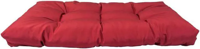 Alt view image 11 of 15 - vidaXL Chair Cushion 3 Pcs Outdoor Pallet Seat Cushion Sofa Pad Red Fabric