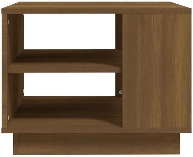 Alt view image 15 of 16 - vidaXL Coffee Table Brown Oak Engineered Wood Side Tea Sofa Table Furniture