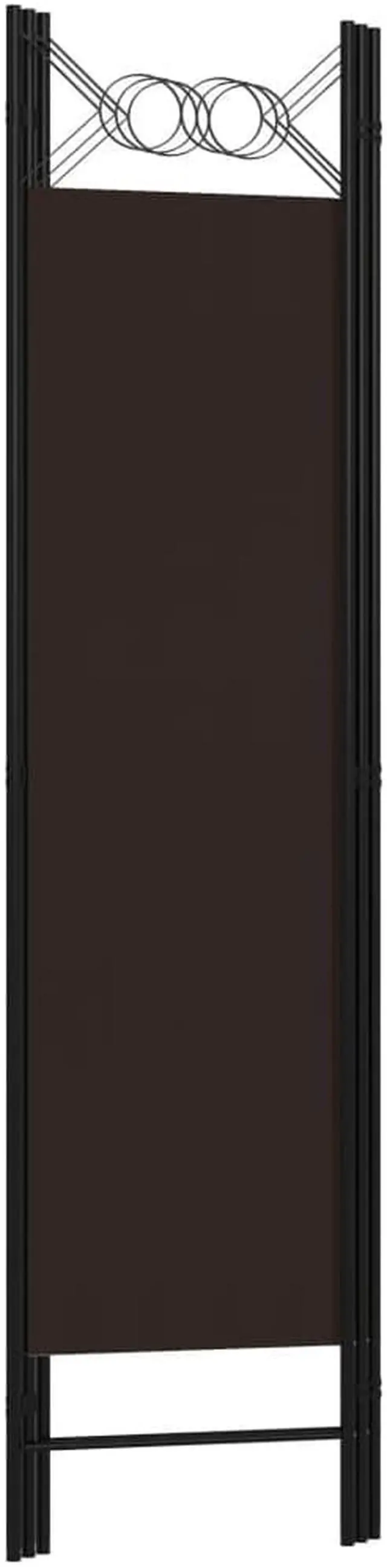 Alt view image 10 of 12 - vidaXL 3-Panel Room Divider Brown 47.2"x70.9"