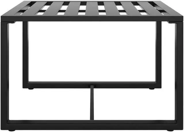 Alt view image 6 of 12 - vidaXL Coffee Table Aluminum Anthracite