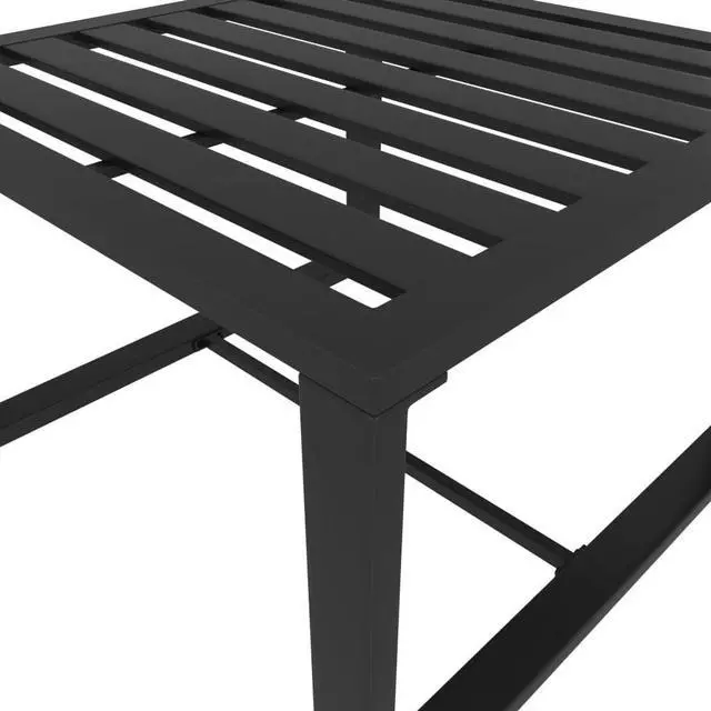 Alt view image 7 of 12 - vidaXL Coffee Table Aluminum Anthracite