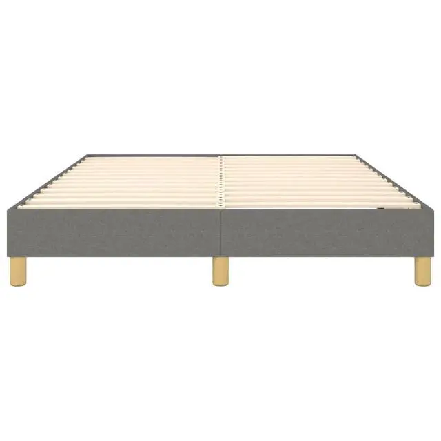 Alt view image 17 of 17 - vidaXL Bed Frame Platform Bed for Bedroom Dark Gray 53.9"x74.8" Full Fabric