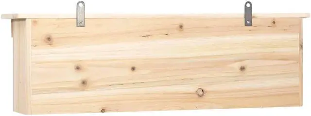 Alt view image 12 of 15 - vidaXL Sparrow House Nest Box with 5 Rooms for Outdoor Garden Solid Wood Fir