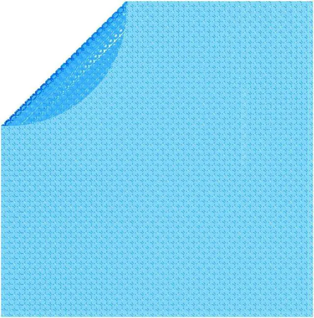 Alt view image 7 of 11 - vidaXL Solar Pool Film Solar Blanket Pool Winter Pool Cover Blue Round PE