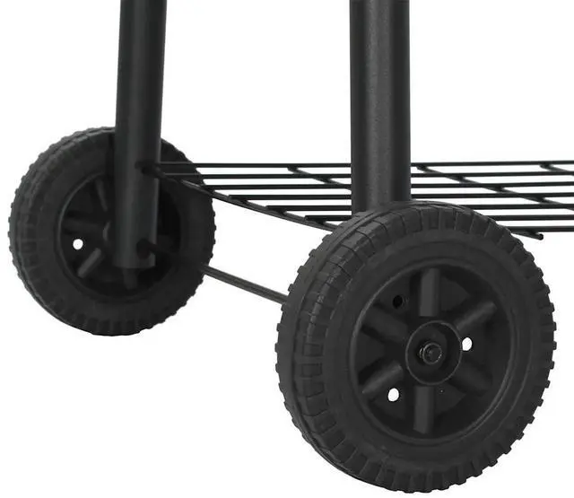 Alt view image 14 of 17 - vidaXL Classic Charcoal BBQ Offset Smoker Garden Picnic Cooking Grill Barbecue