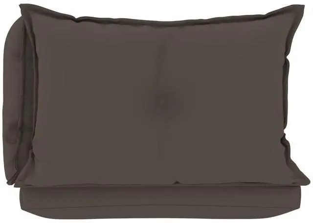 Alt view image 12 of 18 - vidaXL 3x Pallet Sofa Cushions Taupe Fabric Garden Outdoor Patio Lounge Seats