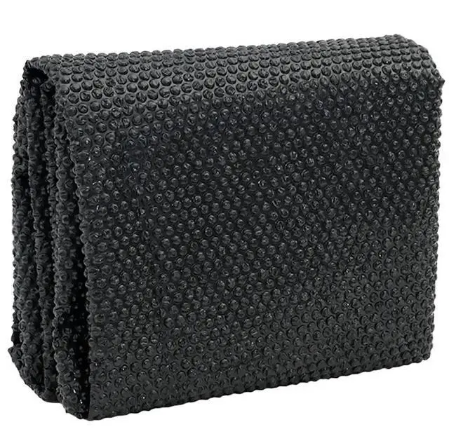Alt view image 7 of 11 - vidaXL Floating PE Solar Pool Film 383.9"x192.1" Black and Blue