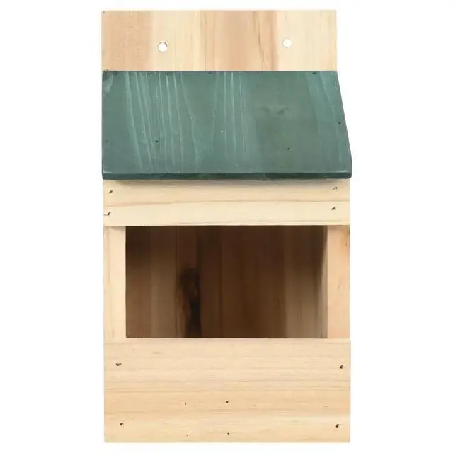 Alt view image 13 of 15 - vidaXL 4x Firwood Bird Houses 4.7"x6.3"x7.9" Bird Nesting Box Cage Aviary