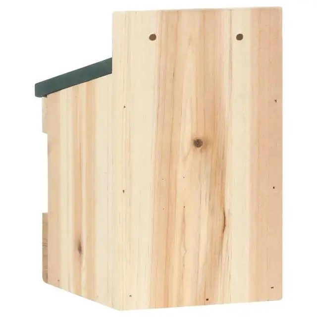 Alt view image 15 of 15 - vidaXL 4x Firwood Bird Houses 4.7"x6.3"x7.9" Bird Nesting Box Cage Aviary