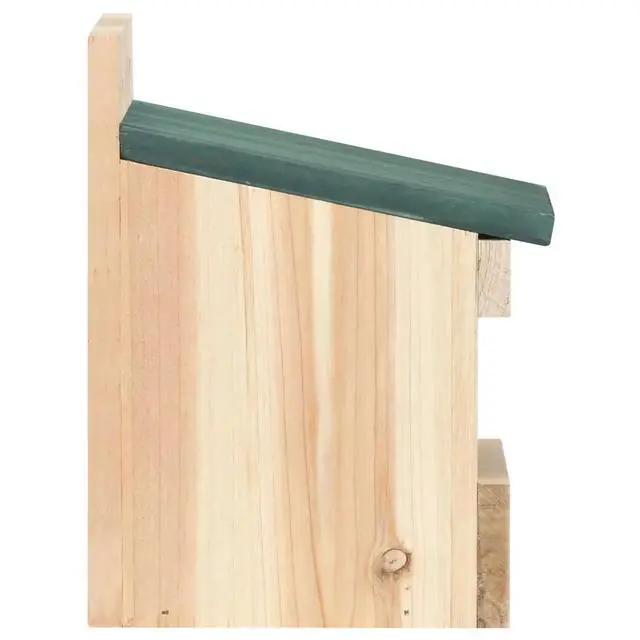 Alt view image 14 of 15 - vidaXL 4x Firwood Bird Houses 4.7"x6.3"x7.9" Bird Nesting Box Cage Aviary