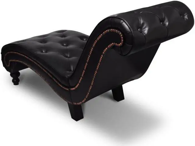 Alt view image 13 of 13 - vidaXL Chaise Longue Padded Recliner Chair Lounge Sofa Chair Brown Faux Leather