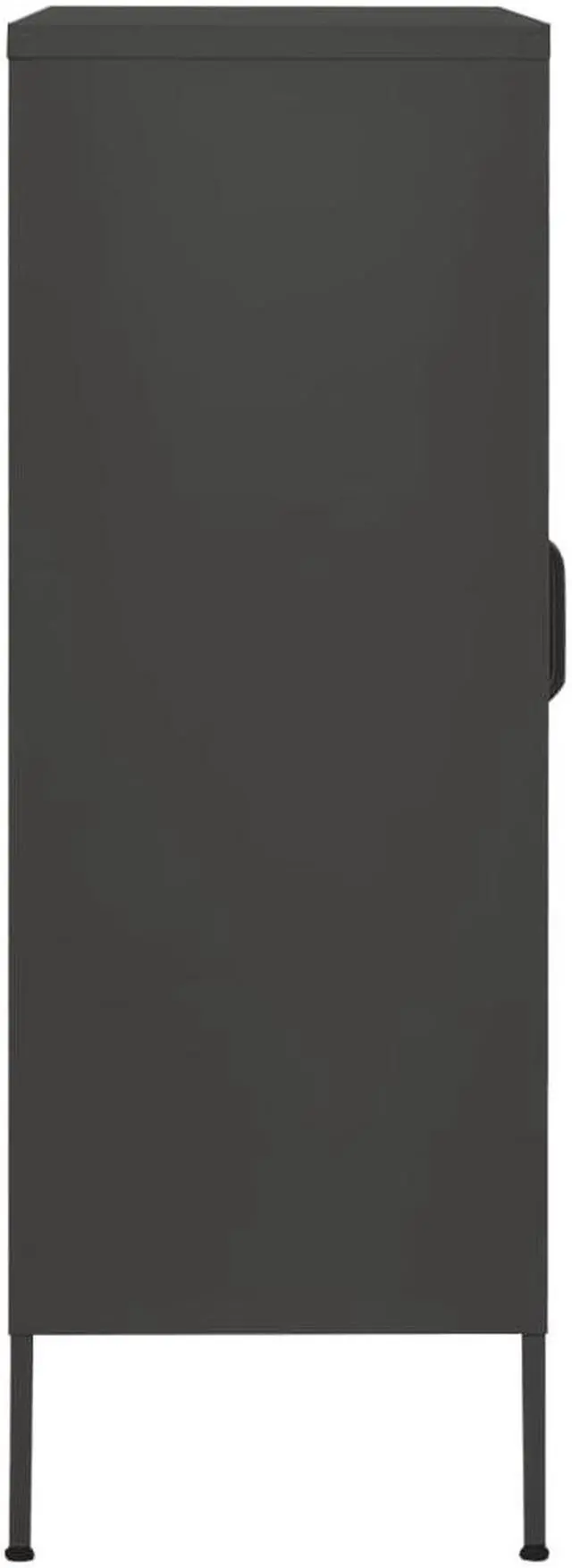 Alt view image 18 of 19 - vidaXL Storage Cabinet Anthracite 31.5" Steel Sideboard Side Cabinet Furniture