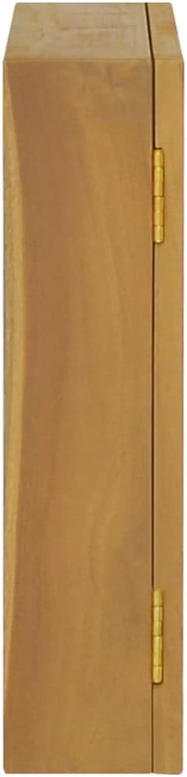Alt view image 10 of 16 - vidaXL Mirror Cabinet 23.6"x3.9"x15.7" Solid Wood Teak