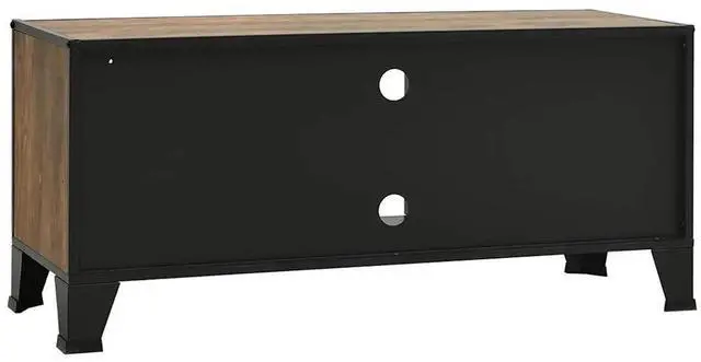 Alt view image 16 of 18 - vidaXL TV Stand TV Unit Sideboard Home TV Console Rustic Brown Metal and MDF