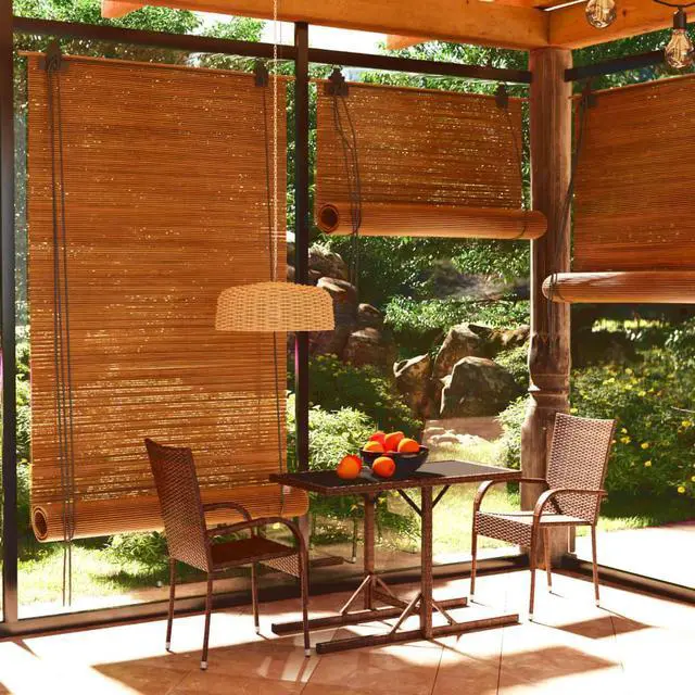 Alt view image 7 of 13 - vidaXL 3 Piece Garden Dining Set Brown