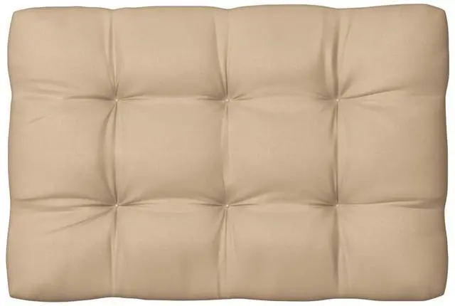 Alt view image 15 of 17 - vidaXL 7x Pallet Sofa Cushions Beige Indoor Outdoor Sofa Seat Chair Cushion