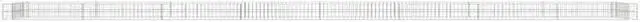 Alt view image 3 of 16 - vidaXL Gabion Raised Bed Galvanized Steel 315"x39.4"x7.9"