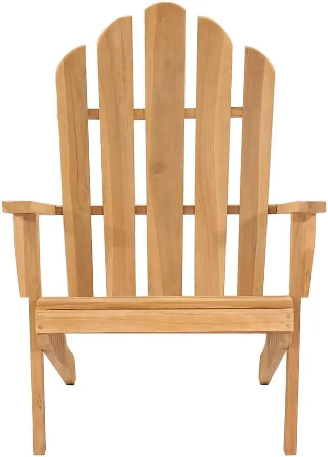 Alt view image 7 of 13 - vidaXL Adirondack Chair Solid Teak Wood