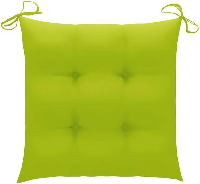 Alt view image 9 of 14 - vidaXL Chair Cushion 6 Pcs Outdoor Patio Seat Cushion Bright Green Oxford Fabric
