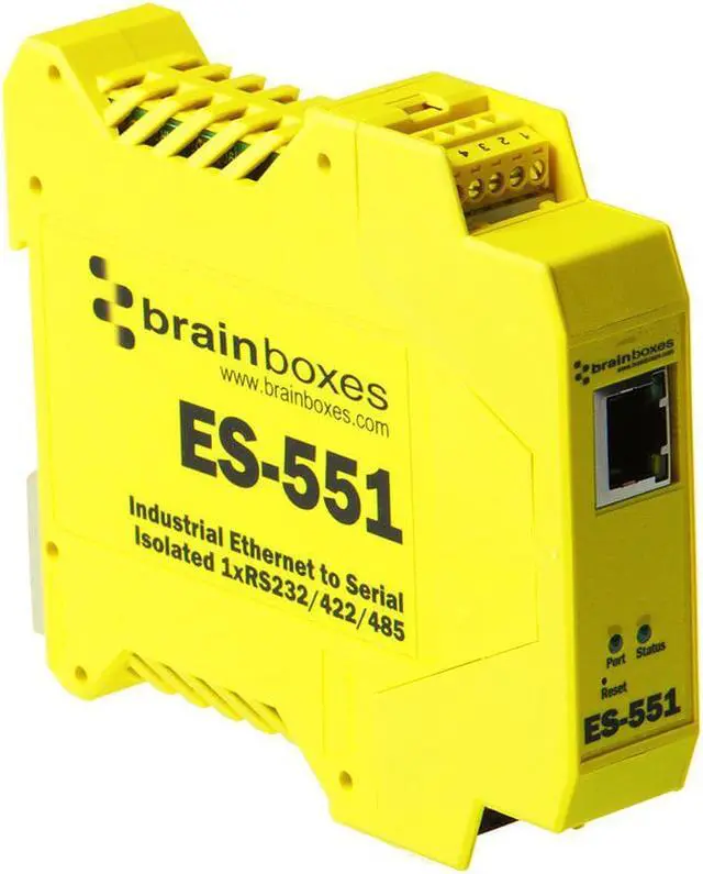 Alt view image 8 of 9 - Brainboxes ES-551 Network Card & Adapter