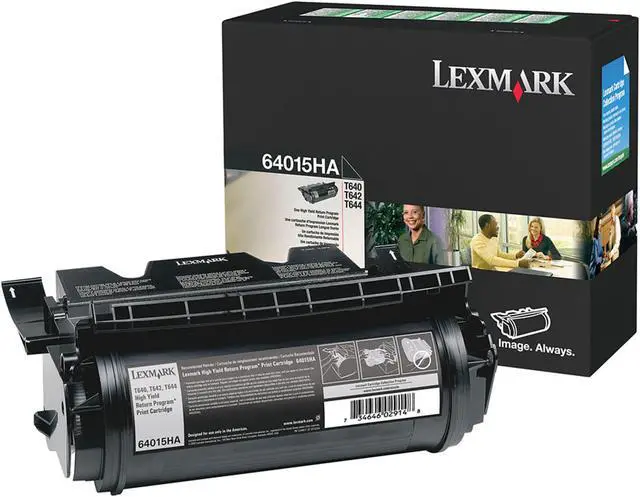 Alt view image 7 of 11 - Lexmark International LEX64015HA Print Cartridge- High Yield- 21000 Page Yield- Black
