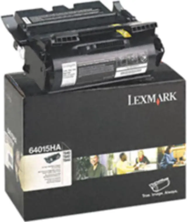 Alt view image 10 of 11 - Lexmark International LEX64015HA Print Cartridge- High Yield- 21000 Page Yield- Black