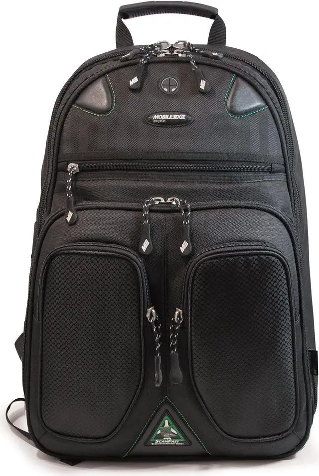 Alt view image 18 of 18 - Mobile Edge Black 17" ScanFast Checkpoint Friendly Backpack Model MESFBP