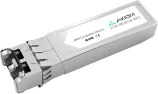Alt view image 5 of 6 - Axiom SFP+ Transceiver Modules are certified 100% compliant in all OEM applications. They are pre-configured with an application specific code to meet the requirement set forth by the router and switch OEMs. Axiom compatible transceivers pe