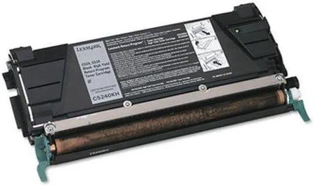 Alt view image 18 of 20 - Lexmark C5240KH High Yield Return Program Black Toner Cartridge for C524, C534
