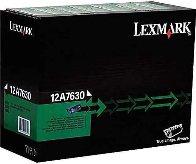 Alt view image 9 of 9 - Lexmark 12A7630 Extra High Yield Toner Cartridge - Black