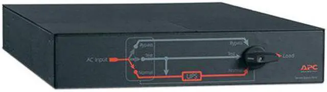 Alt view image 5 of 6 - APC SBP6KRMT2U 19" Rack Mountable 30A Maintenance Bypass Panel