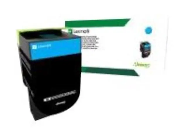 Alt view image 7 of 14 - Lexmark 70C0HCG High Yield Return Program Toner Cartridge - Cyan