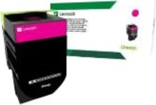 Alt view image 9 of 11 - Lexmark 80C0SMG TAA Return Program Toner Cartridge - Magenta