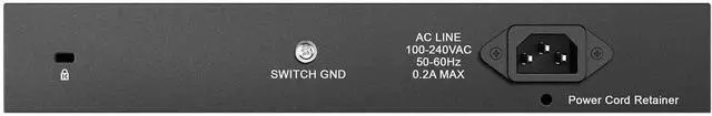 Alt view image 4 of 7 - 16-Port Unmanaged Ethernet Switch, Fanless, Sturdy Metal with Shielded Ports, QoS, Fanless, Port Isolation, Storm Control, Desktop/Rackmount, Energy Saving, Follows NDAA/TAA (DGS-1016D)