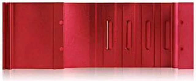 Alt view image 6 of 7 - iStarUSA DD-200-SEA-RED 2U Compact Stylish Rack Mount Chassis With Sea Bezel - Red