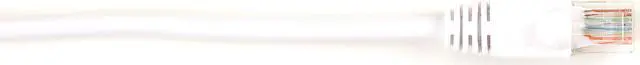 Alt view image 6 of 8 - Black Box CAT5EPC-010-WH Black Box CAT5e Value Line Patch Cable, Stranded, White, 10-ft. (3.0-m) - Category 5e for Network Device - Patch Cable - 10 ft - 1 x RJ-45 Male Network - 1 x RJ-45 Male