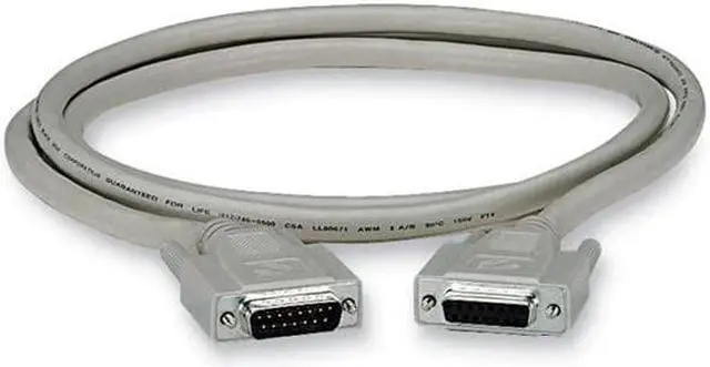 Alt view image 6 of 8 - Black Box Network Services EGM16T-0050-MF DB15 Thumbscrew Cable - Male-Female, 50 ft.