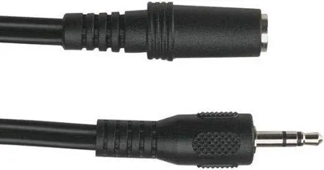 Alt view image 7 of 8 - STEREO AUDIO CABLE - 3.5-MM, MALE/FEMALE, 10-FT. (3.0-M)