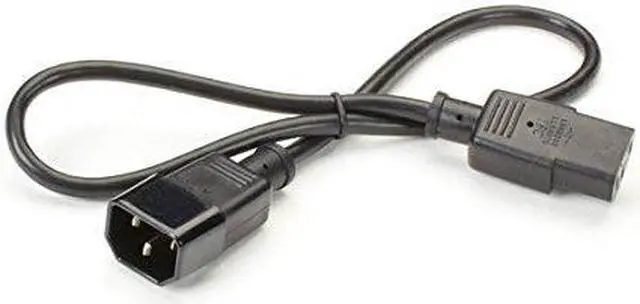 Alt view image 11 of 11 - Black Box Extension Power Cord, IEC C13 to IEC C14, 2-ft. (0.6-m)