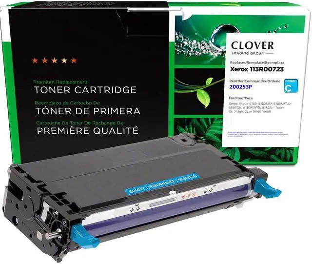 Alt view image 12 of 18 - Xerox High Capacity Cyan Toner Cartridge (6 000 Yield) 113R00723