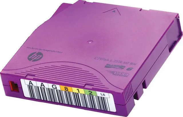 Alt view image 10 of 10 - HP LTO-6 Ultrium 6.25TB MP RW Custom Labeled Data Cartridge 20 Pack (C7976AL)