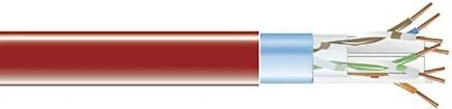 Alt view image 6 of 6 - Black Box 1000ft Cat6 400-MHz Shielded Bare Wire Bulk Cable Red EVNSL0606A1000