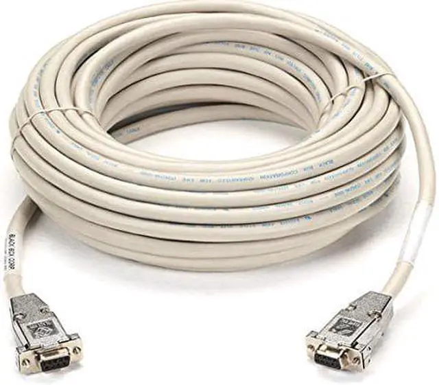 Alt view image 5 of 6 - DB9 Serial Null-Modem Cable, DB9 Female/DB9 Female, 25-ft. (7.6-m)