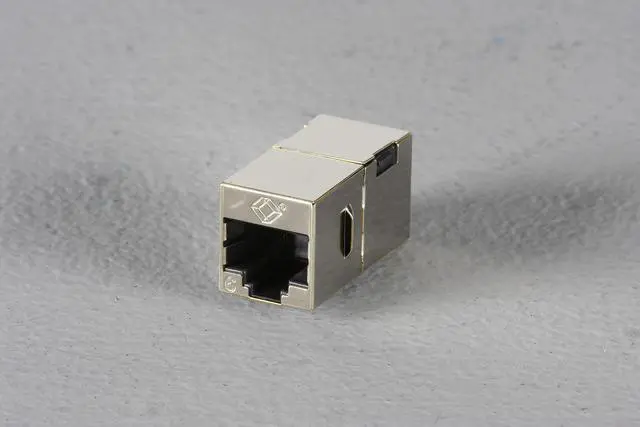 Alt view image 5 of 8 - Black Box FM608 Cat6 Shielded Straight-Pin Coup Ler Office Silver