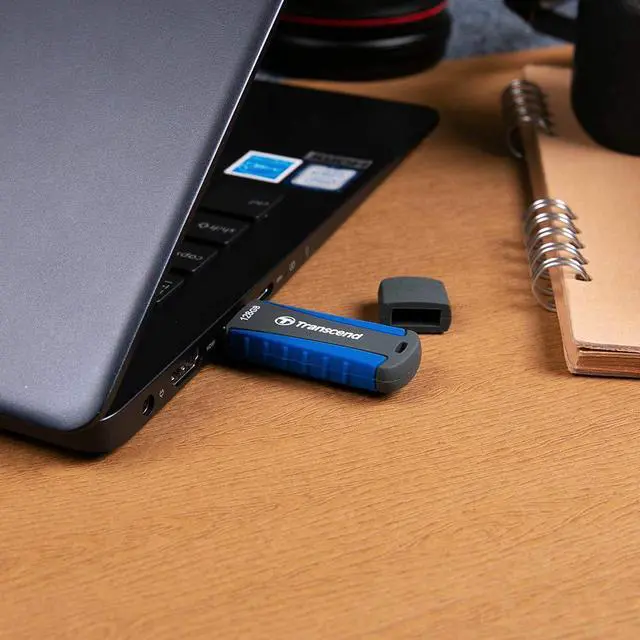 Alt view image 14 of 15 - Transcend JetFlash 810 64 GB USB 3.0 Flash Drive - Black, Green