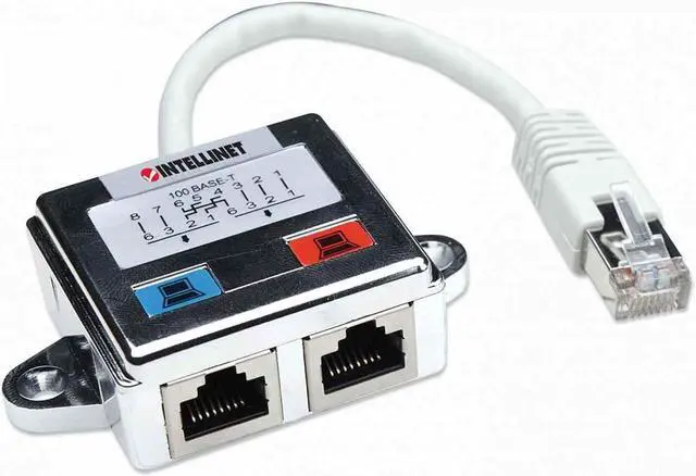 Alt view image 6 of 16 - INTELLINET 2-PORT FTP MODULAR DISTRIBUTOR 504195