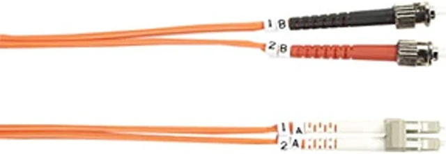 Alt view image 7 of 8 - Black Box 62.5-Micron Multimode Value Line Patch Cable ST-LC 10-m (32.8-ft.)