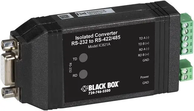 Alt view image 5 of 6 - RS-232 to RS-422/RS-485 interface converter with optical isolation.
