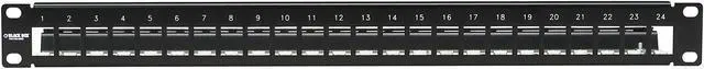 Alt view image 8 of 8 - BLACK BOX JPM10GF24 PATCH PANEL - CAT7, 1U, 24-PORT, GSA, TAA, 45 DAY STANDARD RETURN POLICY